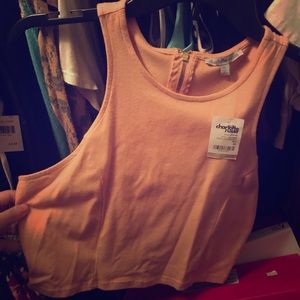 Crop sleeveless top